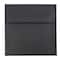 JAM Paper Black Linen Square Invitation Envelopes, 25ct.